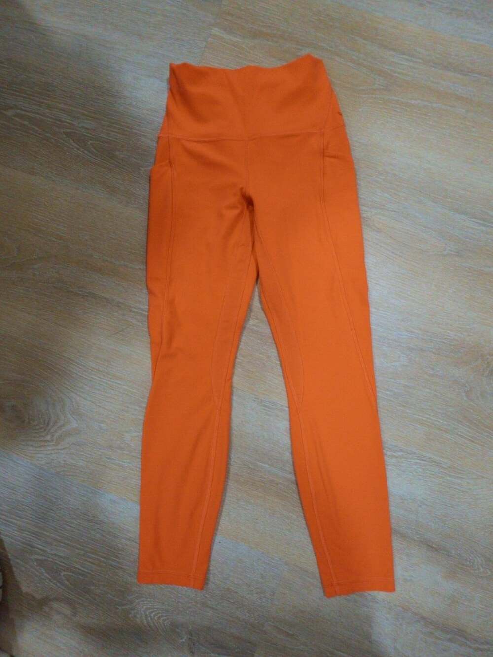 Lululemon Align High-Rise Pocket Leggings Size 4-CORAL, 25" inseam